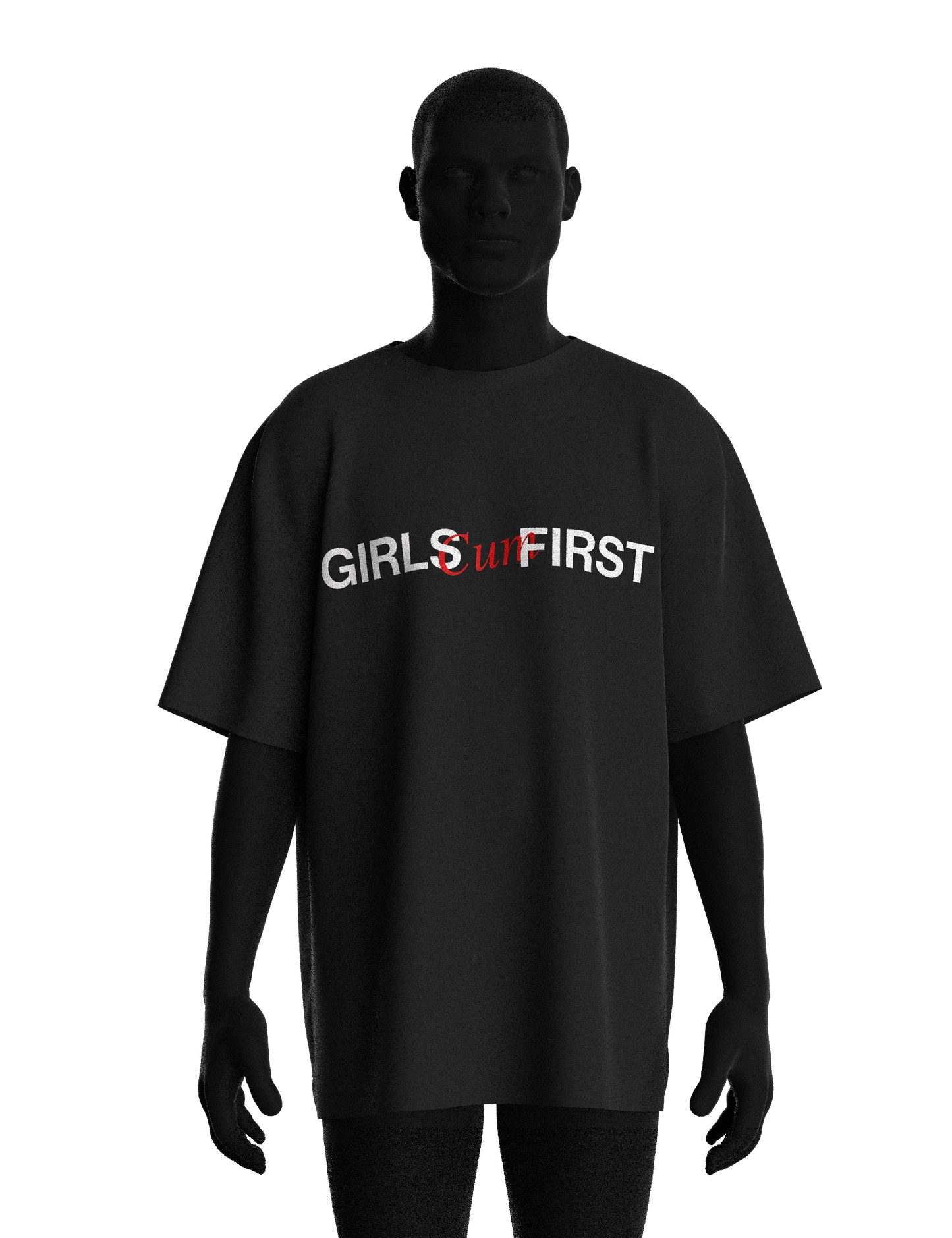 Girls Cum First Tee