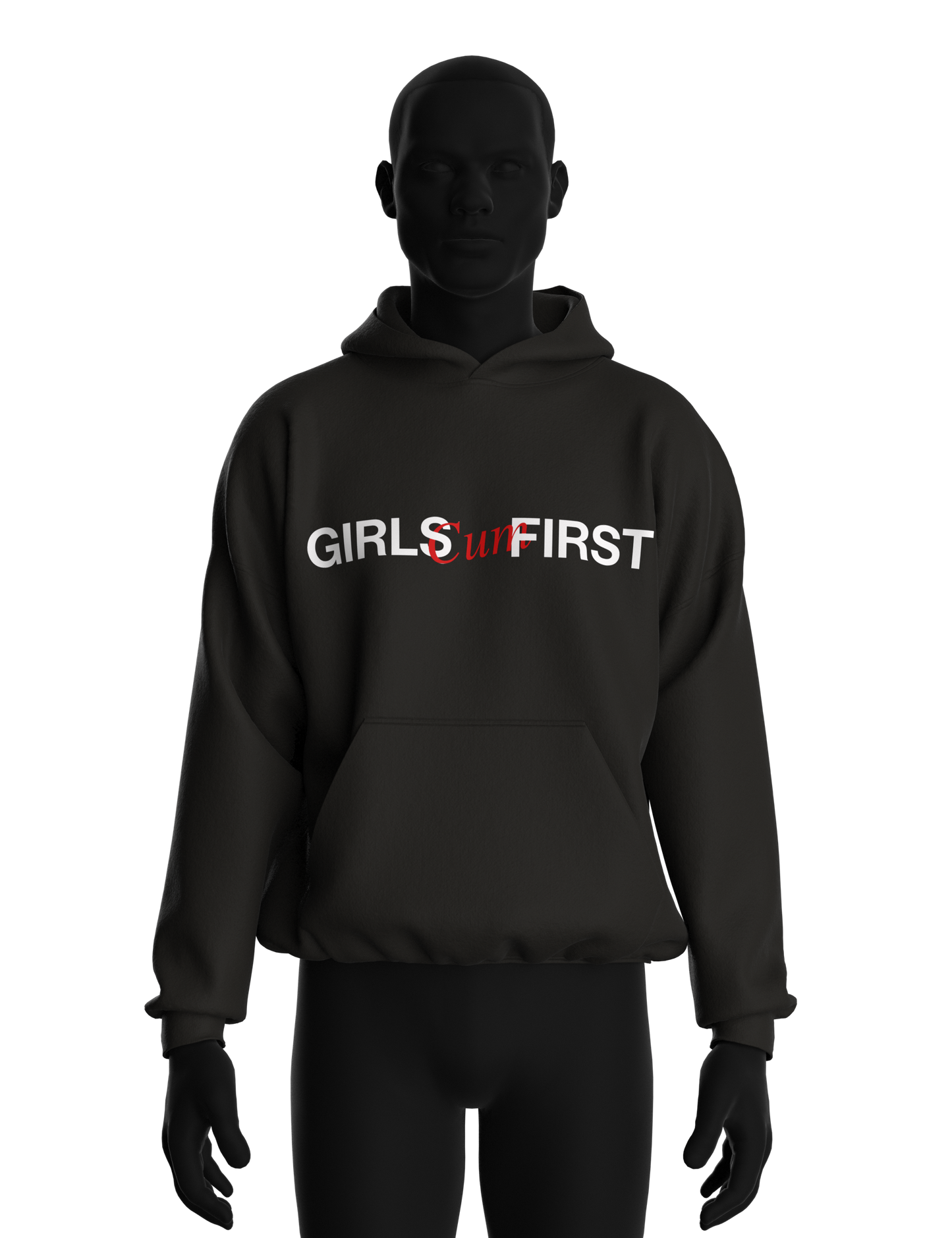 Girls Cum First Hoodie