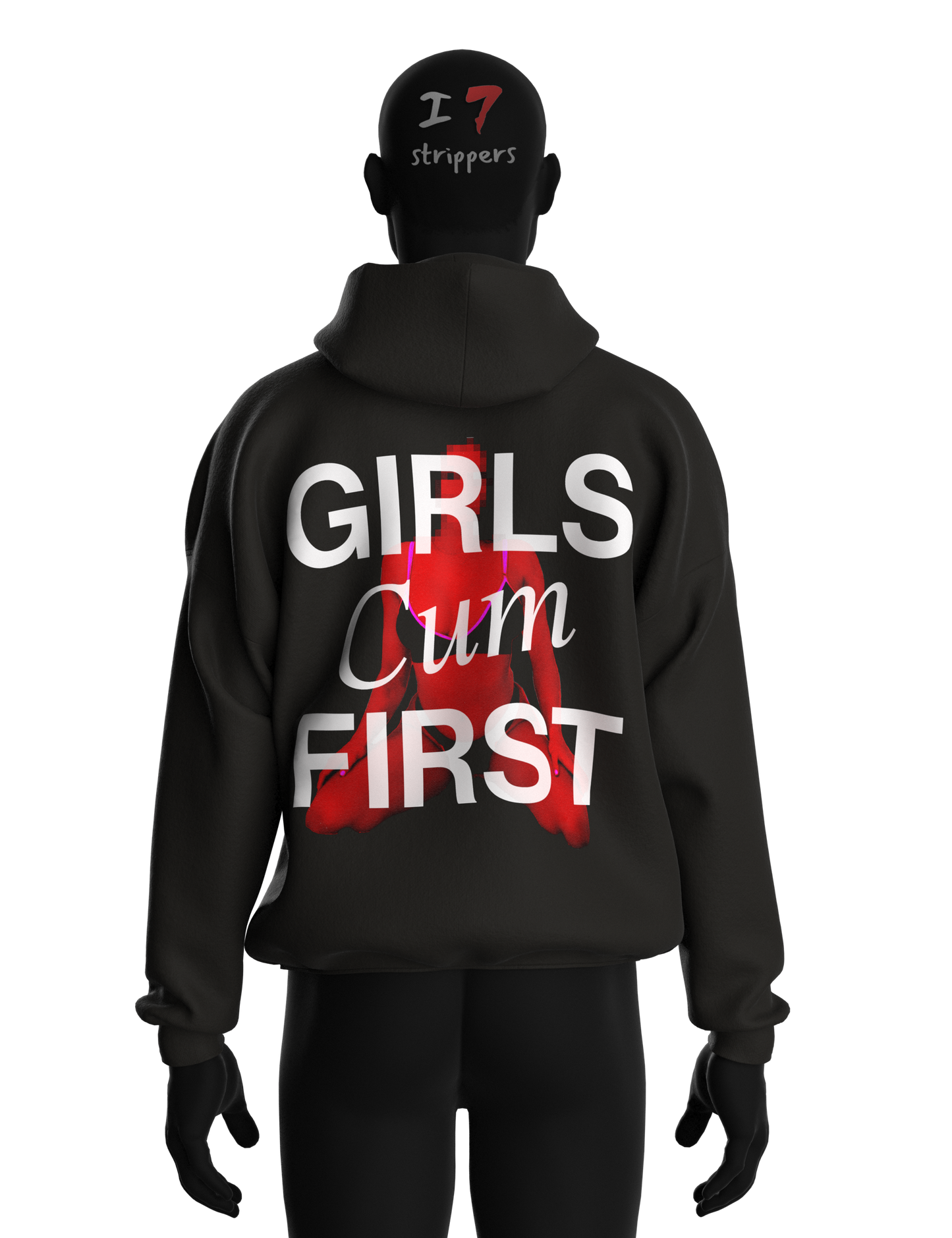 Girls Cum First Hoodie