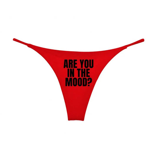 Are You In The Mood? Red Thong